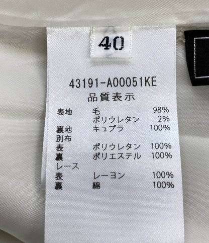 foxey ノースリーブワンピース 43191-A00051KE フラワー刺繍 レディース SIZE 40 フォクシー