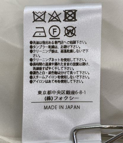 foxey ノースリーブワンピース 43191-A00051KE フラワー刺繍 レディース SIZE 40 フォクシー