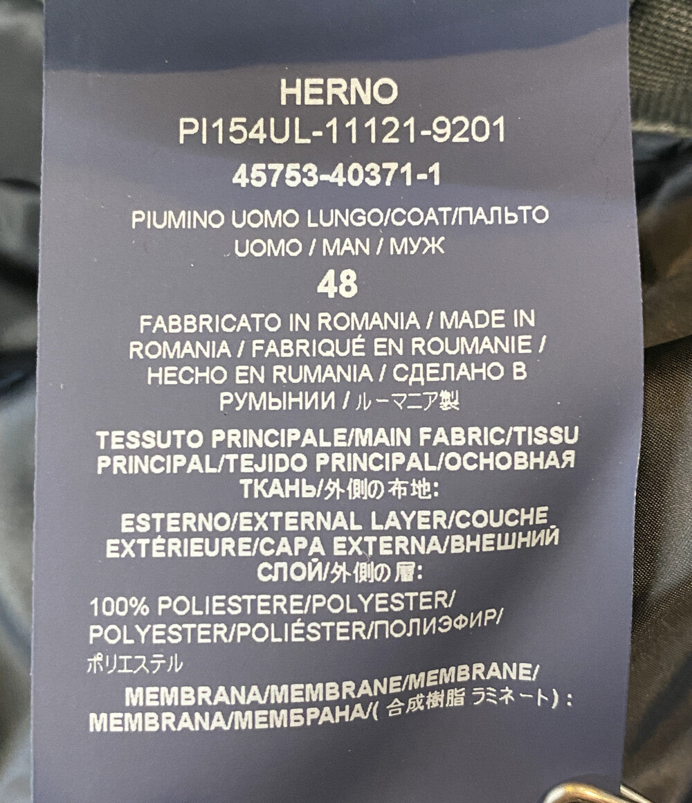 HERNO ダウンジャケット PI154UL-11121-9201 ネイビー メンズ SIZE 48 ヘルノ