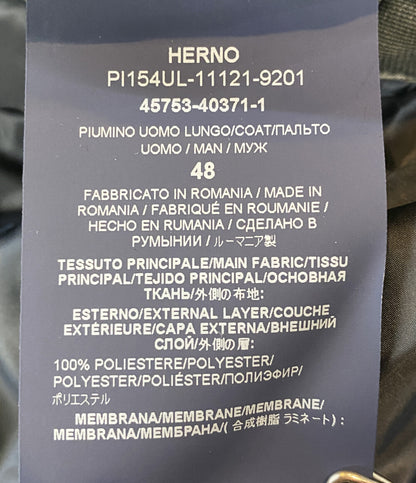 HERNO ダウンジャケット PI154UL-11121-9201 ネイビー メンズ SIZE 48 ヘルノ