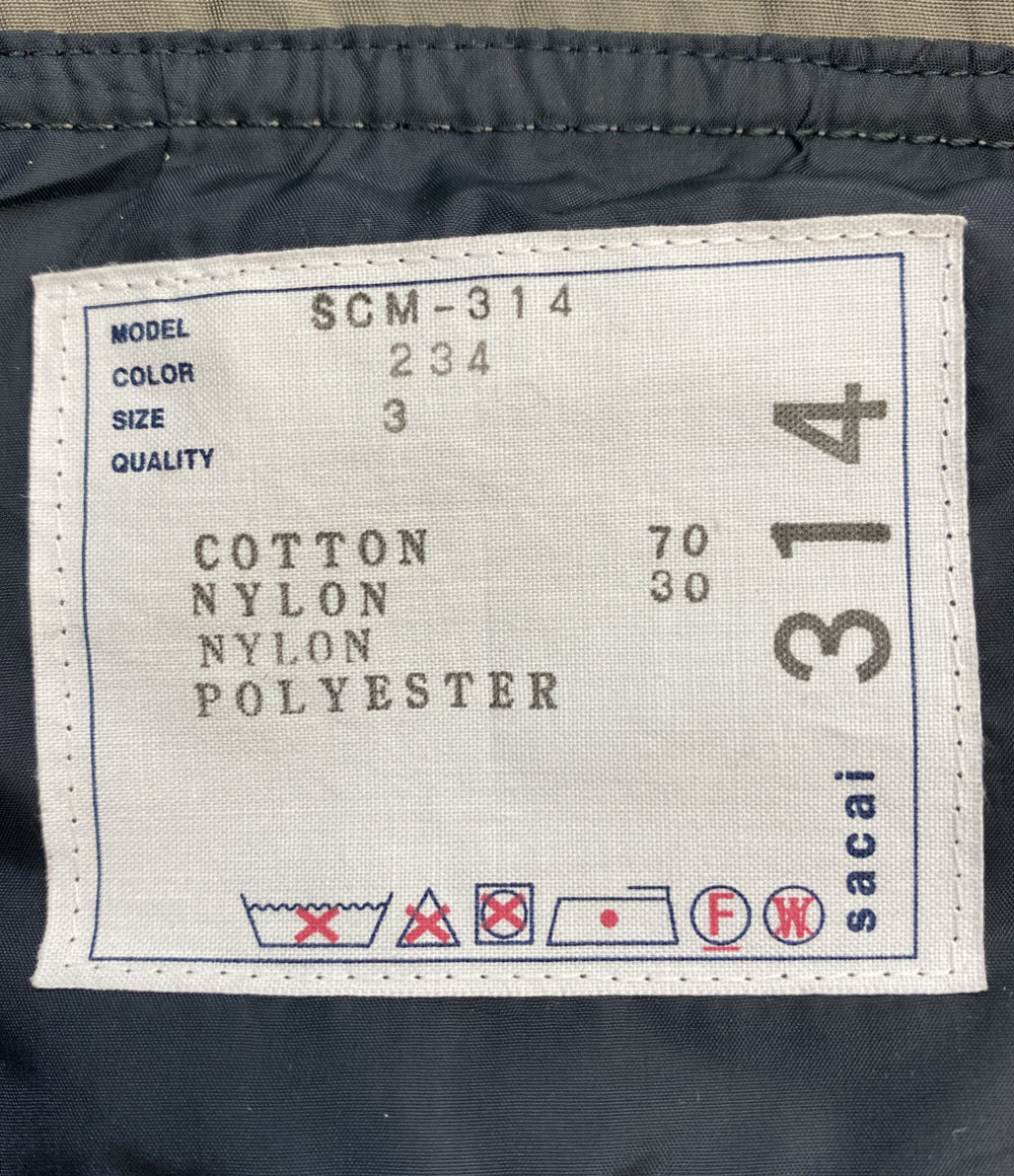 sacai ブルゾン Cotton Nylon Oxford Blouson SCM-314 メンズ SIZE 3