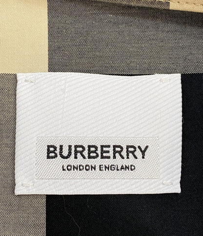美品 BURBERRY 長袖シャツ ノバチェック メンズ SIZE M バーバリー