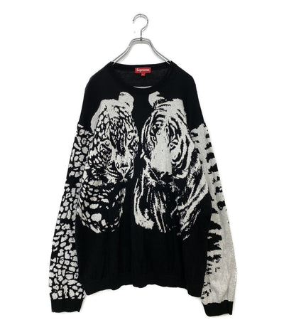Supreme ニット supreme big cats jacquard メンズ SIZE XL シュプリーム