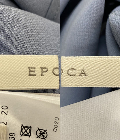 EPOCA 長袖ワンピース レース ブルー M5J08-722-20 レディース SIZE 38 エポカ