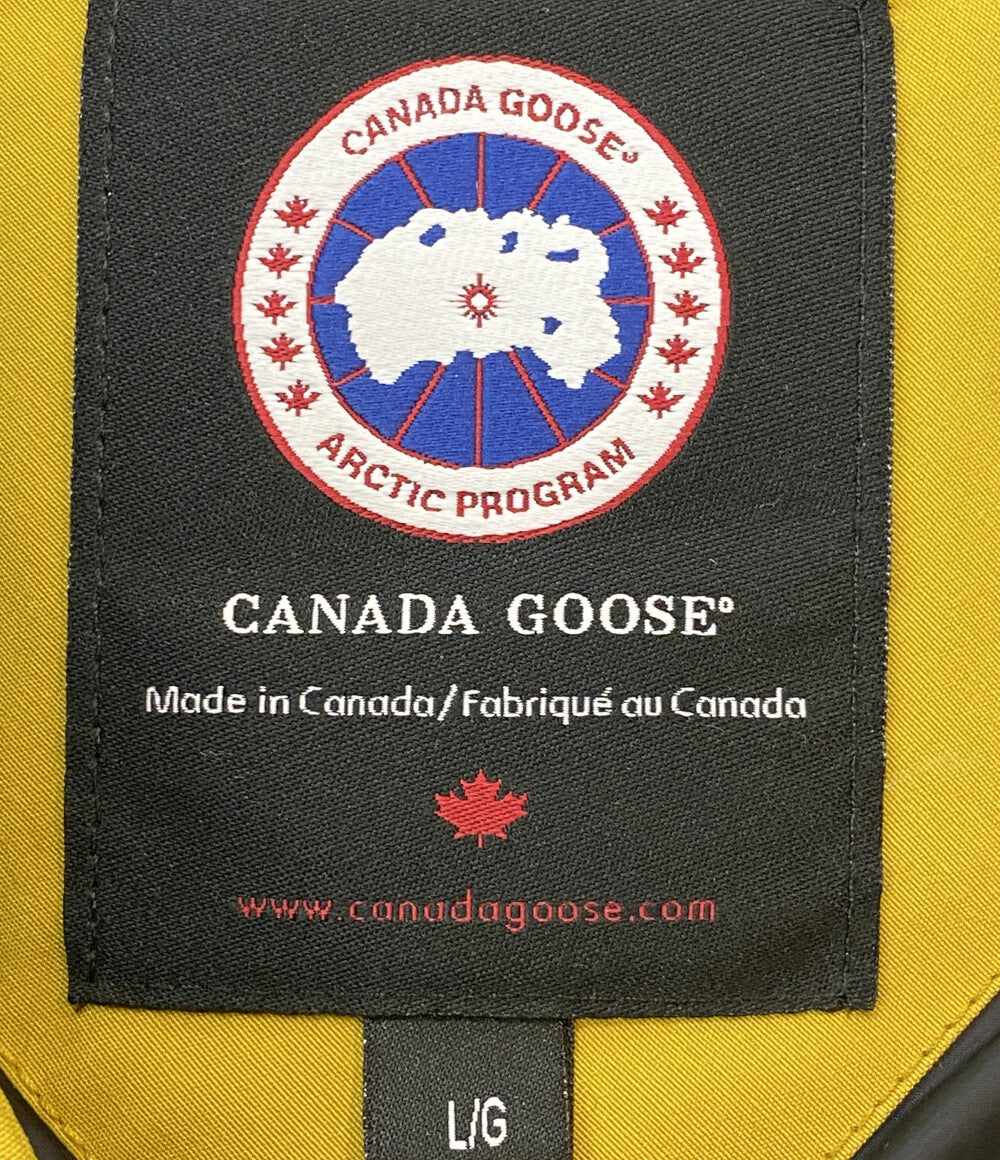 CANADA GOOSE ダウンジャケット 68F8490 マスタード メンズ SIZE L カナダグース