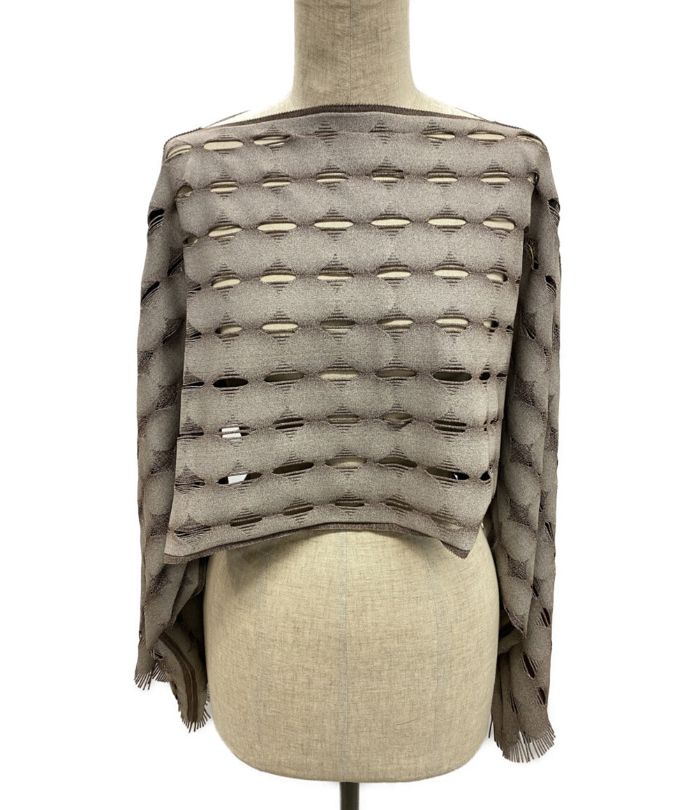 美品 PLEATS PLEASE プルオーバー ポンチョ A-POC PP72-AD951 レディース SIZE - プリーツプリーズ