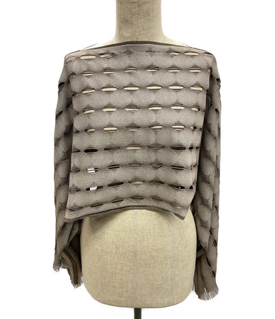 美品 PLEATS PLEASE プルオーバー ポンチョ A-POC PP72-AD951 レディース SIZE - プリーツプリーズ