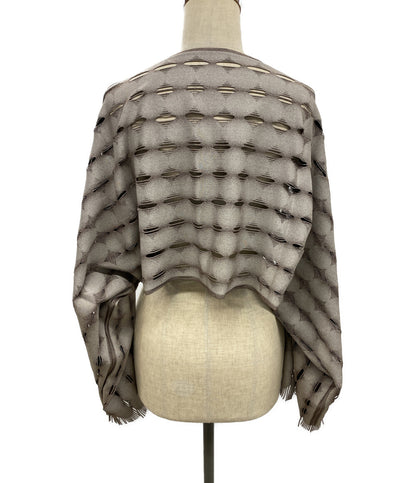 美品 PLEATS PLEASE プルオーバー ポンチョ A-POC PP72-AD951 レディース SIZE - プリーツプリーズ