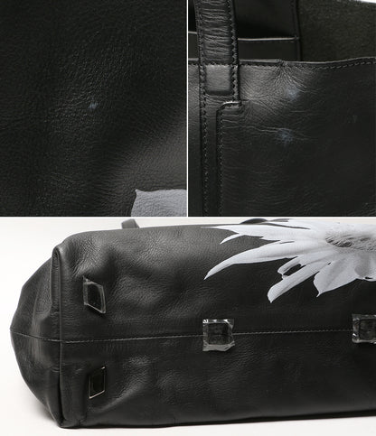 YOHJI YAMAMOTO トートバッグ discord 花モチーフ メンズ ヨウジヤマモト
