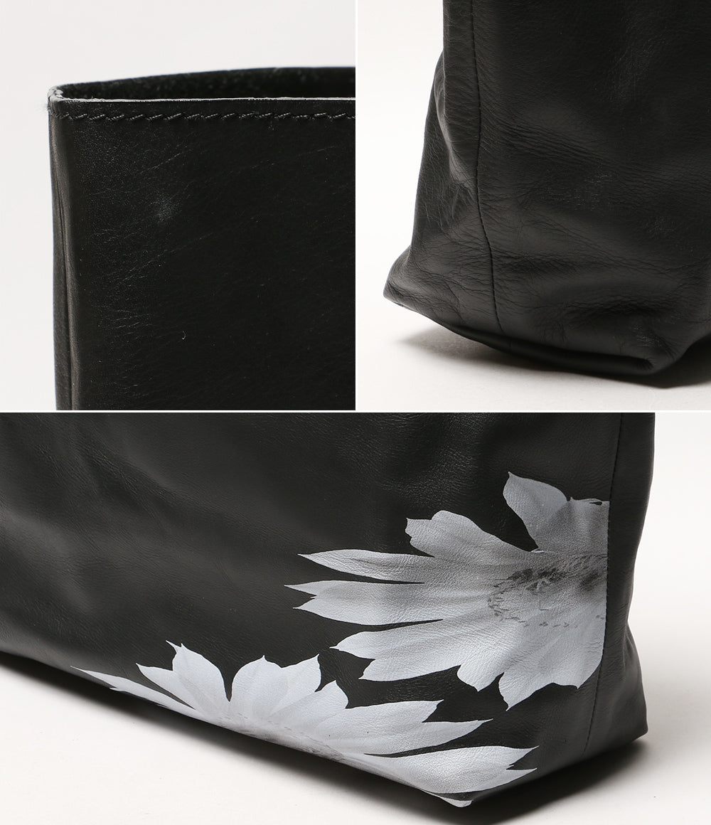 YOHJI YAMAMOTO トートバッグ discord 花モチーフ メンズ ヨウジヤマモト