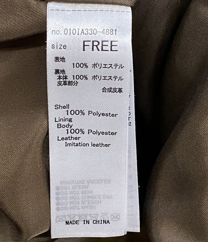 moussy ファージャケット F/FUR STAND COLLAR レディース SIZE F マウジー