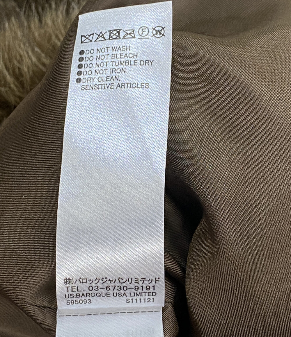 moussy ファージャケット F/FUR STAND COLLAR レディース SIZE F マウジー