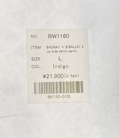 美品 BADWAY バッドウェイ デニムパンツ BW1160 メンズ SIZE L