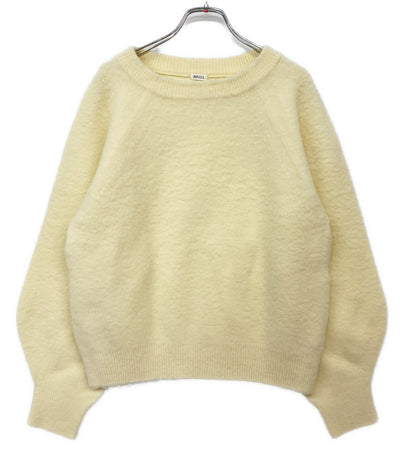 美品 BRILL ブリル ニット ナッピングクルーネックプルオーバー レディース SIZE F