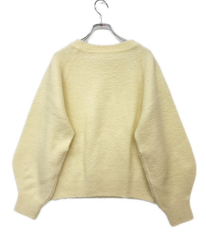 美品 BRILL ブリル ニット ナッピングクルーネックプルオーバー レディース SIZE F