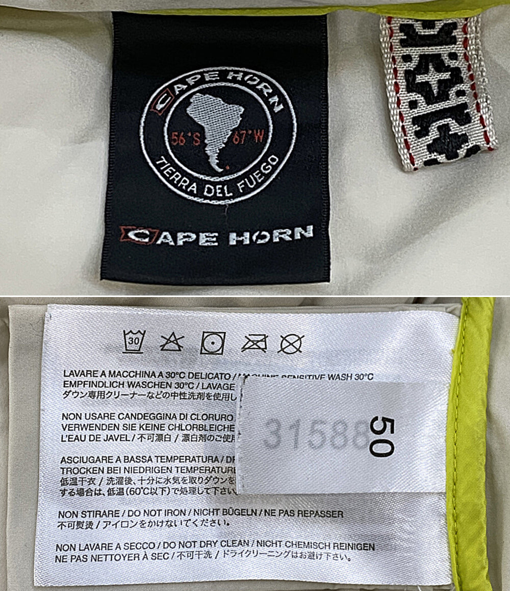 CAPE HORN ケープホーン ダウンジャケット 31588 ホワイトベージュ メンズ SIZE 50
