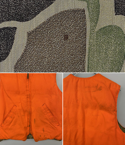 Eddie bauer ダウンベスト 70s 80s リバーシブル カモフラ メンズ SIZE XL エディー・バウアー