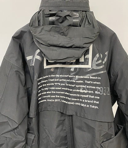 WIND AND SEA×DANNER ウィンダンシー モッズコート ブラック メンズ SIZE M ダナー