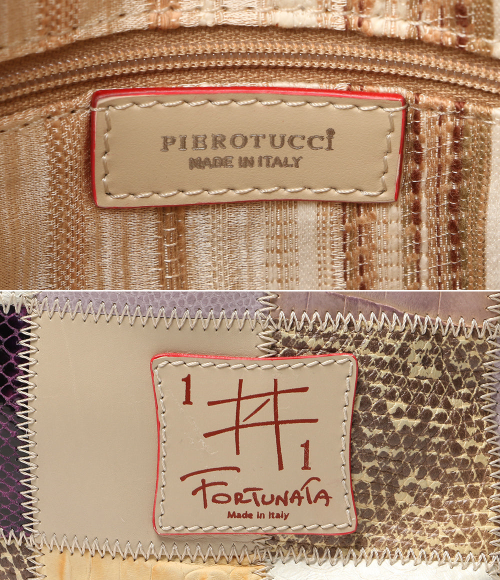 pierotucci ショルダーバッグ fortunata パッチワーク トート 2WAY 