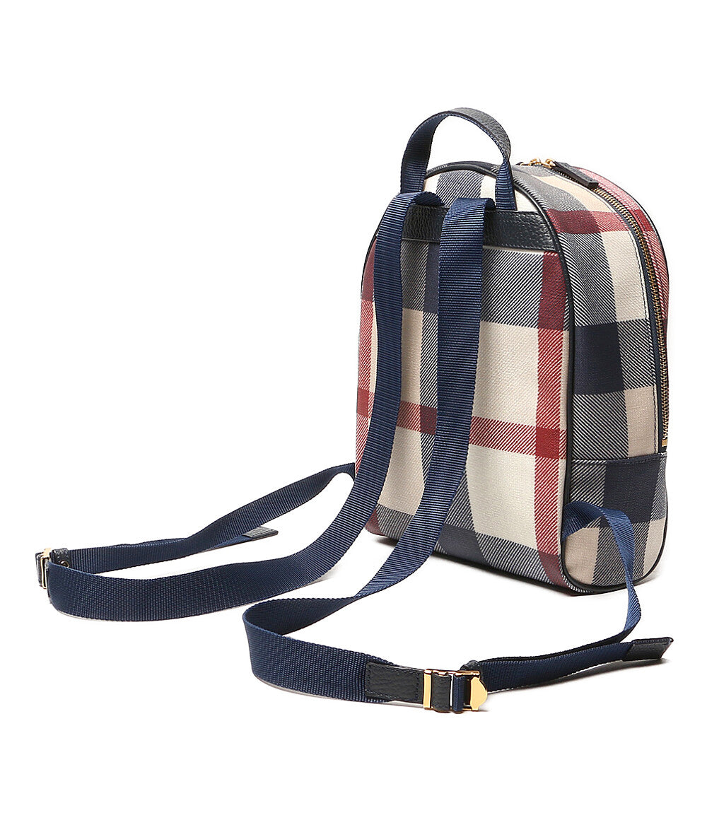 美品 BLUE LABEL CRESTBRIDGE リュック・デイパック PVCバックパック レディース ブラックレーベル・クレストブリッジ