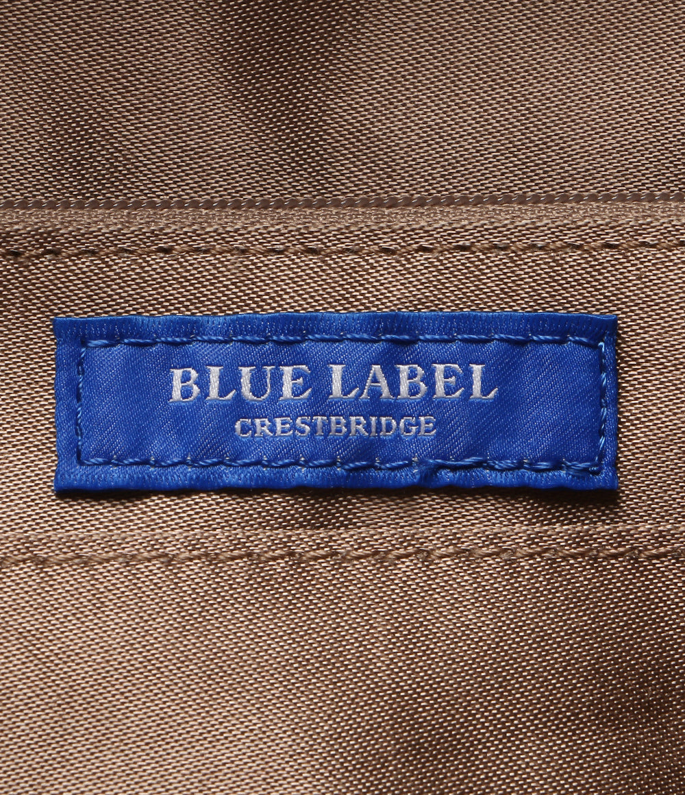 美品 BLUE LABEL CRESTBRIDGE リュック・デイパック PVCバックパック レディース ブラックレーベル・クレストブリッジ