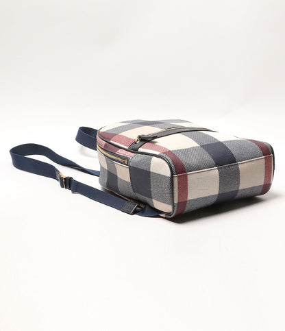 美品 BLUE LABEL CRESTBRIDGE リュック・デイパック PVCバックパック レディース ブラックレーベル・クレストブリッジ