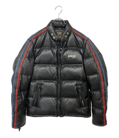 SCHOTT モーターサイクルダウンジャケット 3181026 メンズ SIZE L ショット