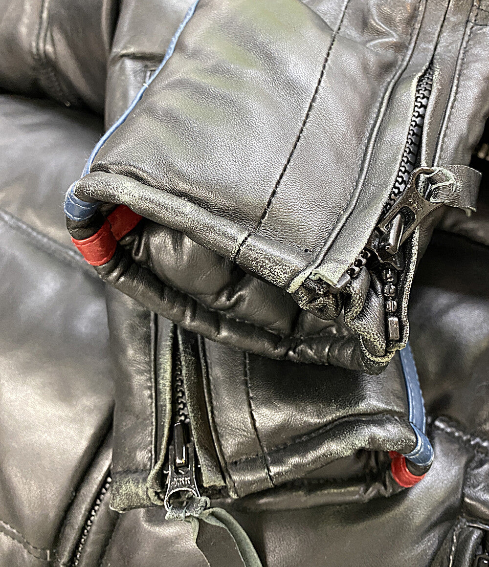 SCHOTT モーターサイクルダウンジャケット 3181026 メンズ SIZE L ショット