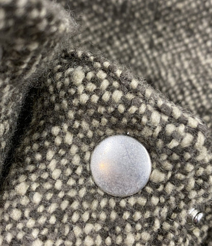 AURALEE ジップアップブルゾン HOMESPUN TWEED ZIP BLOUSON A25AB01HT メンズ SIZE 5 オーラリー