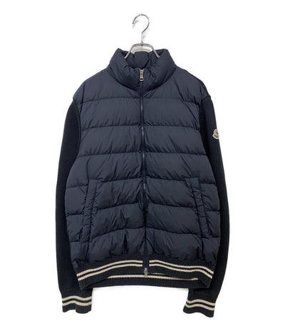 MONCLER ダウンジャケット CARDIGAN TRICOT 2024AW J20919B0001 メンズ SIZE XL モンクレール
