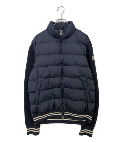 MONCLER ダウンジャケット CARDIGAN TRICOT 2024AW J20919B0001 メンズ SIZE XL モンクレール