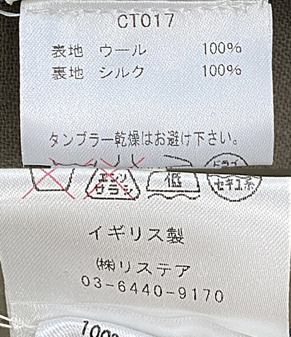 美品 VICTORIA BECKHAM ヴィクトリア ベッカム コート カーキ CT017 レディース SIZE 34