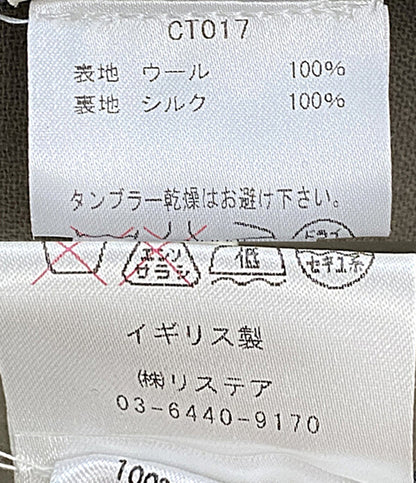 美品 VICTORIA BECKHAM ヴィクトリア ベッカム コート カーキ CT017 レディース SIZE 34