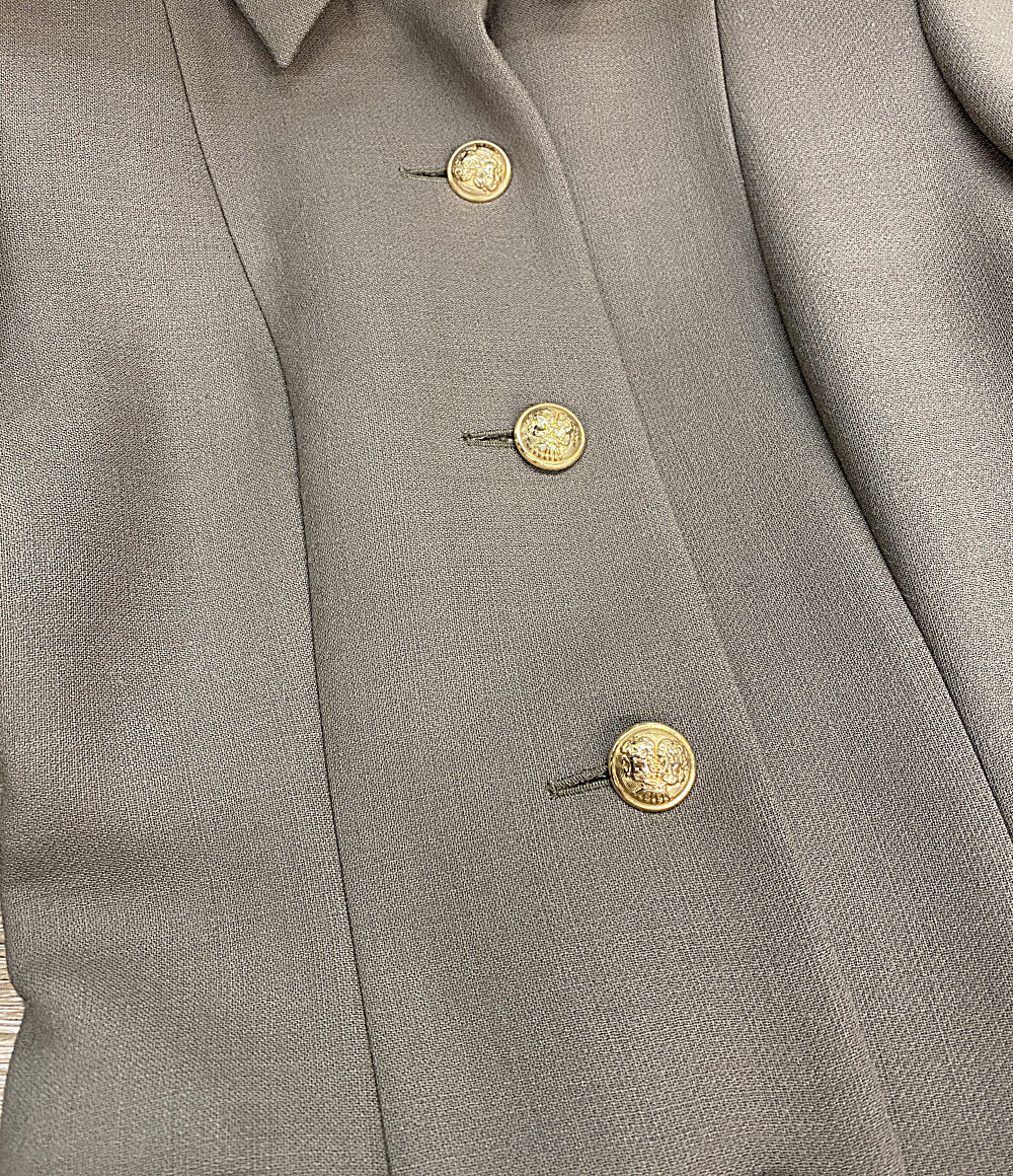 美品 VICTORIA BECKHAM ヴィクトリア ベッカム コート カーキ CT017 レディース SIZE 34