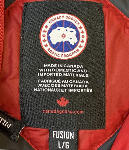 CANADA GOOSE ダウンジャケット 5055MA LODGE HOODY FUSION FIT メンズ SIZE L カナダグース