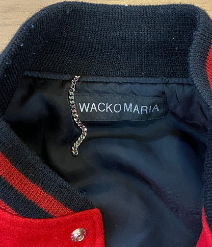 WACKO MARIA レザーバーシティジャケット メンズ SIZE L ワコマリア