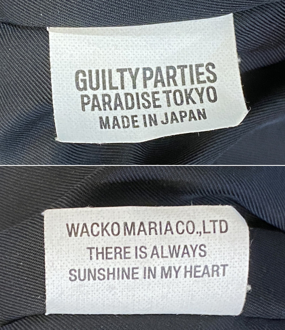WACKO MARIA レザーバーシティジャケット メンズ SIZE L ワコマリア