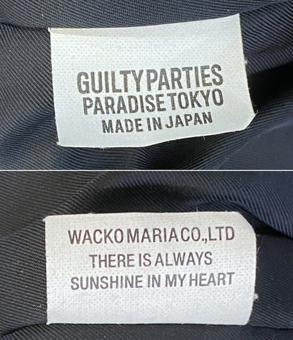WACKO MARIA レザーバーシティジャケット メンズ SIZE L ワコマリア
