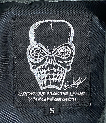 CREATURE FROM THE LIVING クリーチャーフロムザリヴィング ライダースジャケット メンズ SIZE S