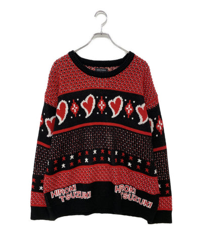 美品 HIROKI TSUZUKI ヒロキツヅキ ニット HERAT JACQUARD KNIT SWEAT 2025AW HI0040 メンズ SIZE F