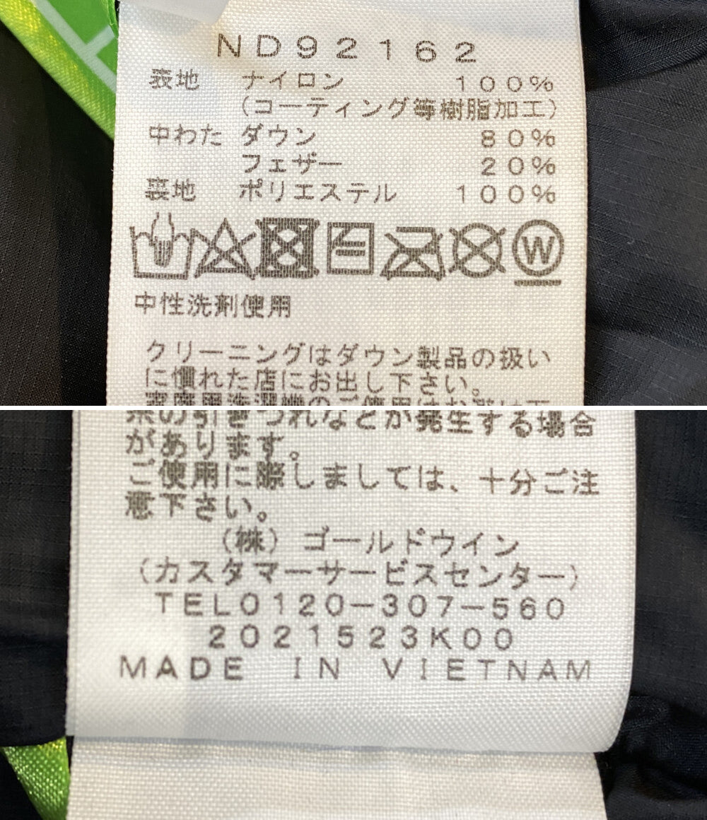 THE NORTH FACE ダウンジャケット WS NUPTSE HOODIE ND92162 メンズ SIZE L ザ・ノース・フェイス