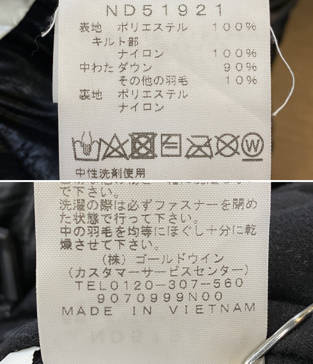 THE NORTH FACE ダウンジャケット ブラック ND51921 メンズ SIZE S ザ・ノース・フェイス