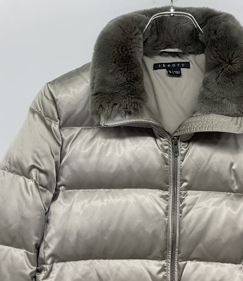 theory ダウンジャケット ラビット レディース SIZE M セオリー
