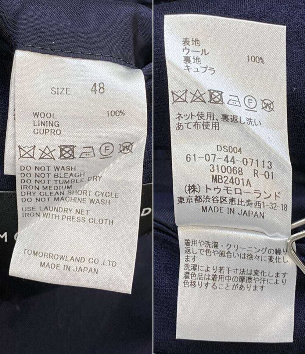 TOMORROWLAND テーラードジャケット ウールブレザー メンズ SIZE 48 トゥモローランド
