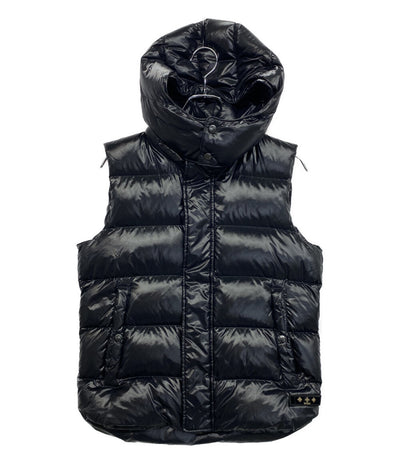 美品 TATRAS ダウンベスト ブラック MTA14A456 メンズ SIZE 01 タトラス