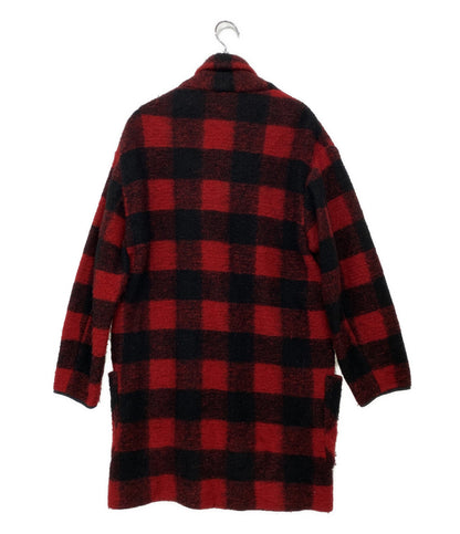 ISABEL MARANT コート 赤黒チェック レディース SIZE 34 イザベルマラン