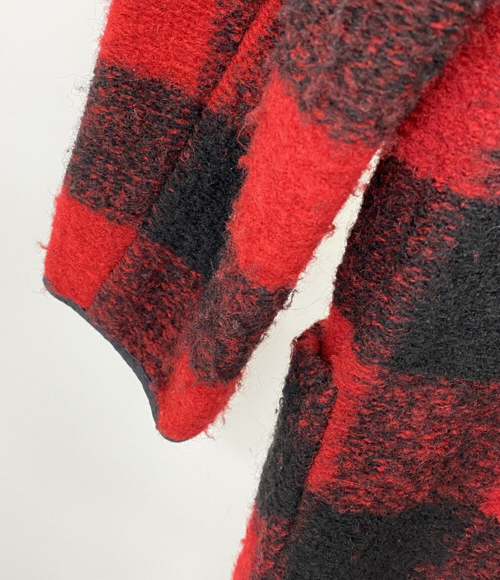ISABEL MARANT コート 赤黒チェック レディース SIZE 34 イザベルマラン
