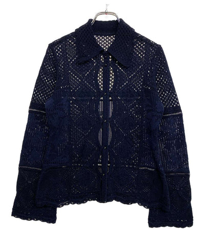 mame kurogouchi カーディガン MM24SS-KN062 ネイビー レディース SIZE 1 マメクロゴウチ