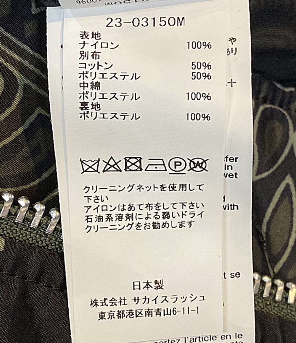 sacai ナイロンジャケット 23-03150M ペイズリー メンズ SIZE 2 サカイ