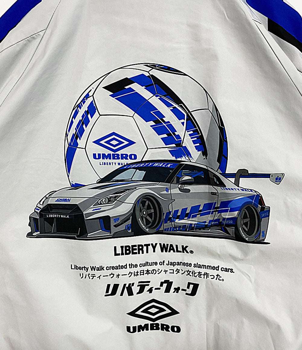 美品 UMBRO ナイロンジャケット UMBRO ×LB football R35 JACKE メンズ SIZE L アンブロ